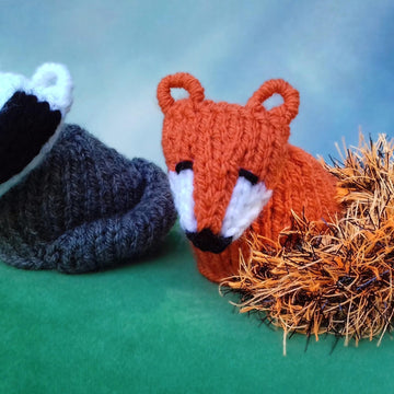 Mr Fox & Mr Badger - Creme Egg Covers