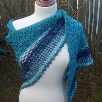 Summer Rain shawl