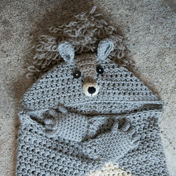 Hooded Woodland Squirrel Blanket