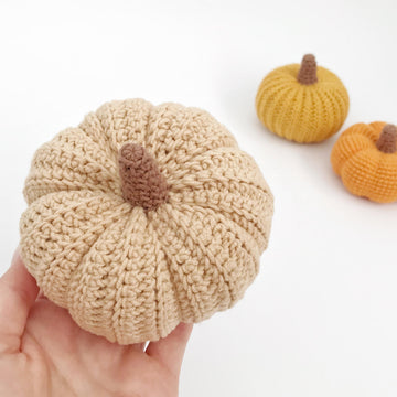 Crochet pumpkins pattern Halloween decor Amigurumi pattern decorations