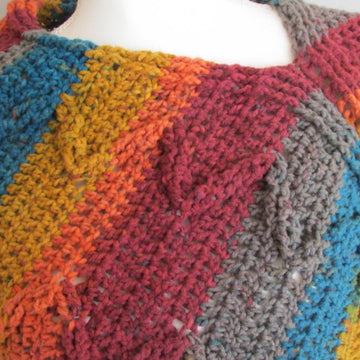 Zig Zag Autumn Poncho