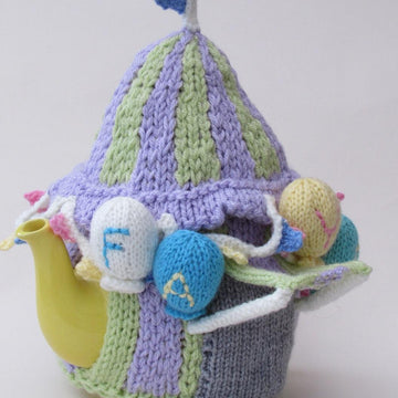Summer Fayre Marquee Tea Cosy Knitting Pattern