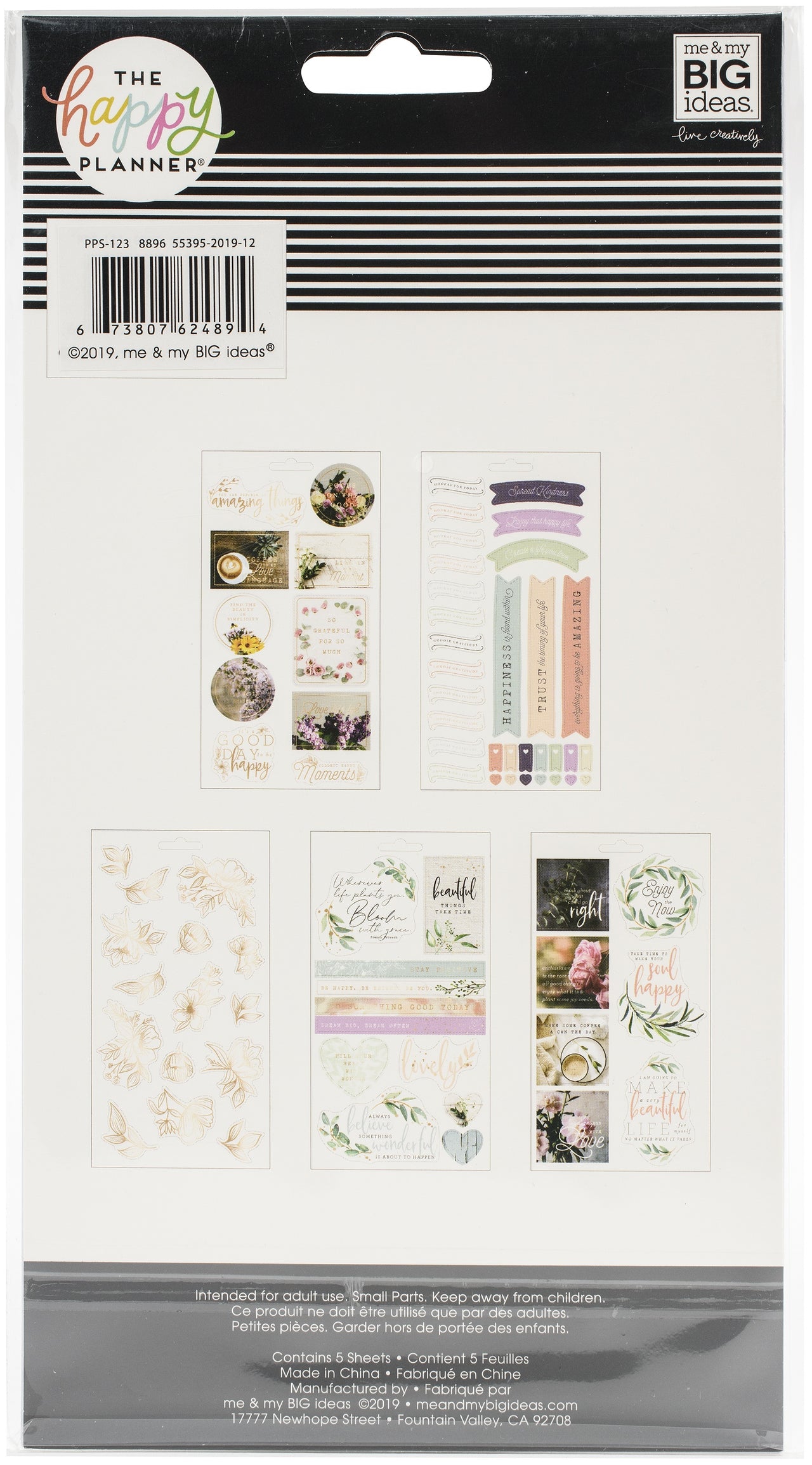 The Happy Planner Stickers 5/Sheets - Farmhouse