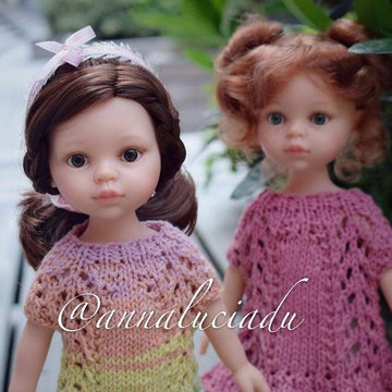 Knitting doll dress