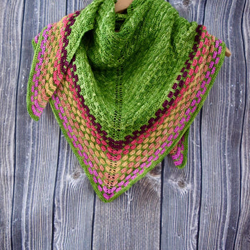 Garden Rows Shawl