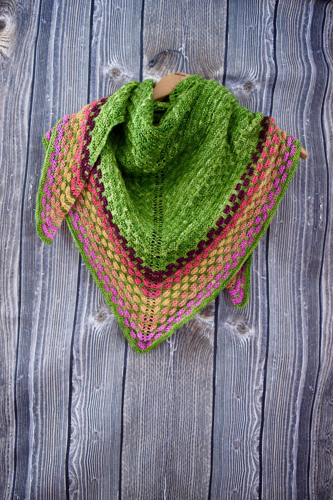 Garden Rows Shawl