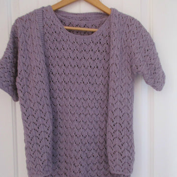 Parachute Lace Vest and Cardigan