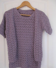 Parachute Lace Vest and Cardigan