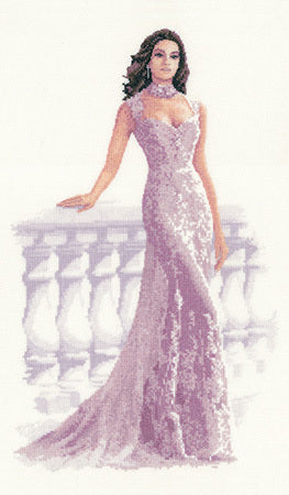 Heritage Francesca, 28 count Evenweave Cross Stitch Kit - JLFR1263-28C