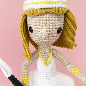 CHRIS THE TENNIS PLAYER - CROCHET AMIGURUMI PATTERN