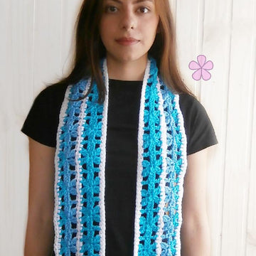 Lacy scarf in 3 colors _ L09