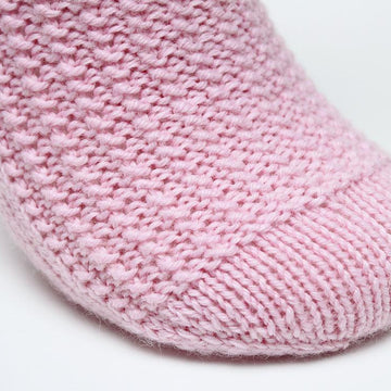 Pink Bubblegum Socks - Toe Up (DK)
