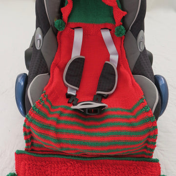 Elf Baby Hooded Car Seat Blanket