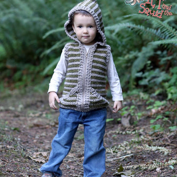 Woodland Hooded Vest Infants