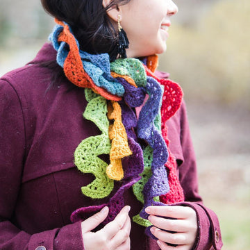 Cascade of Color Scarf