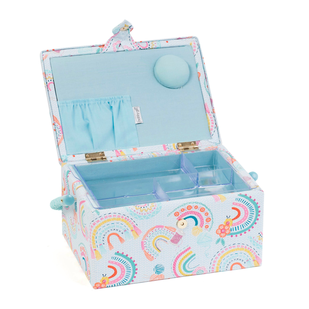 Hobbygift Rainbow Medium Sewing Box