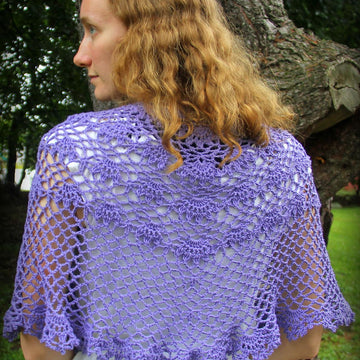 Violet's Garden Shawl
