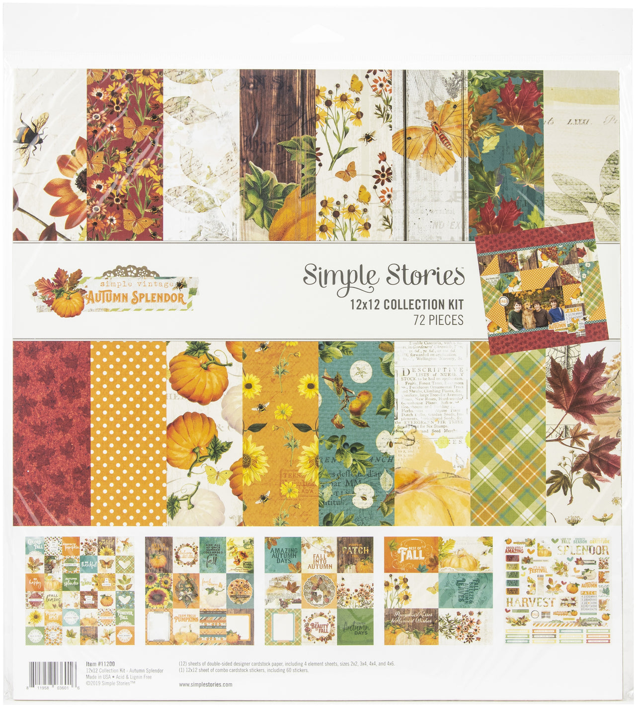 Simple Stories Collection Kit 12"X12" - Autumn Splendor