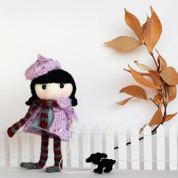 Zefirka Doll and her dog