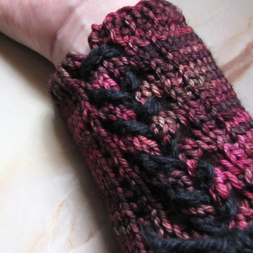 Gothic Romance Lace Up Wrist Cuffs