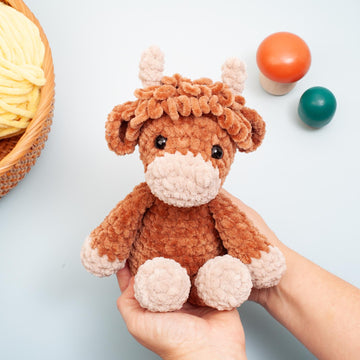 Highland Cow Amigurumi Crochet Pattern