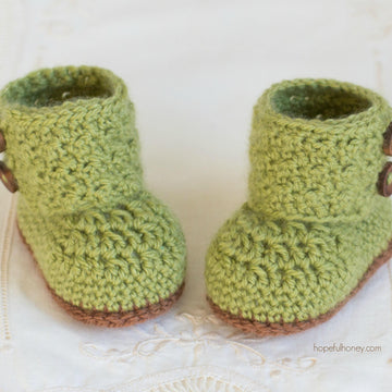 Cashmere Avocado Baby Booties