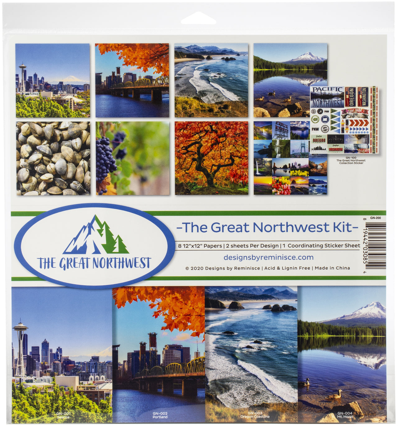 Reminisce Collection Kit 12"X12" - The Great Northwest