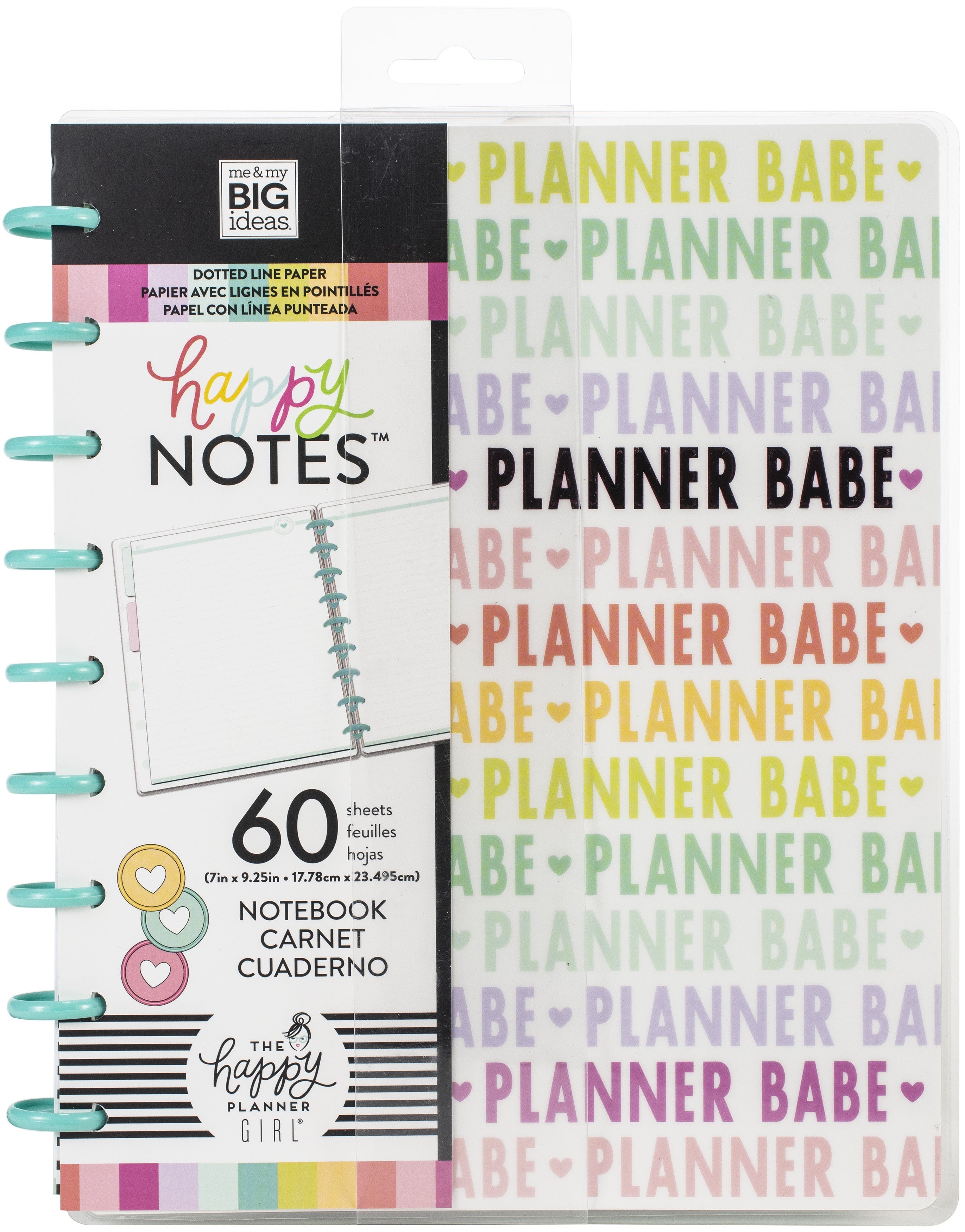Happy Planner Medium Notebook W/60 Sheets - Planner Babe