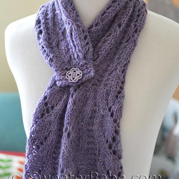 #194 Elise One-Ball Scarflette