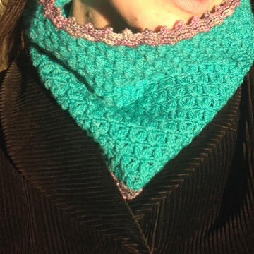 Wilderness Flowers Crochet Cowl
