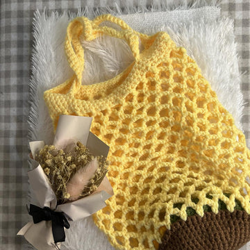 Foldable flower market bag