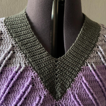 Deep V Cable Sweater