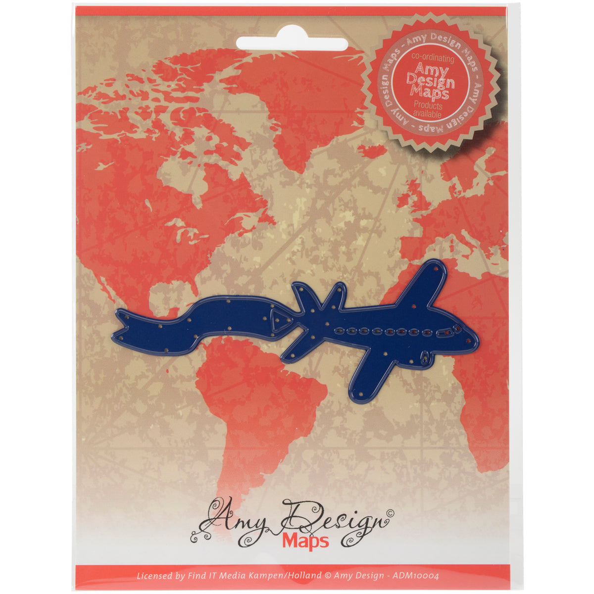 Find It Trading Amy Design Map Die - Airplane