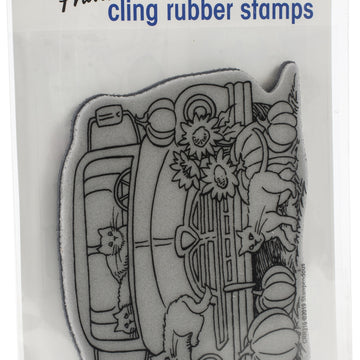 Stampendous Cling Stamp - Autumn Truck
