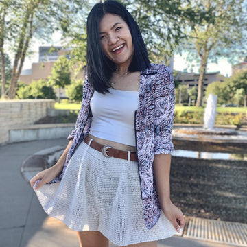 Wide leg shorts