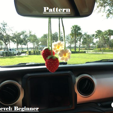 Strawberry and Flower Hanging Decoration