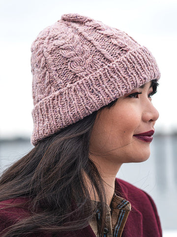 Hudson Hat and Mittens in Berroco Millstone Tweed - Downloadable PDF