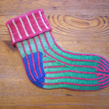 Pinstripe DK Socks 389