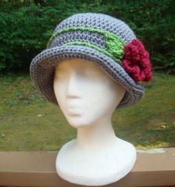 Cloche with Frivolous Flower - PA-131
