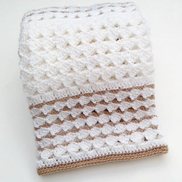 Slanted stripes Baby Blanket