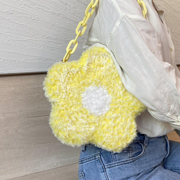 Groovy Flower Crochet Bag Pattern – Retro Aesthetic | Handbag, Shoulder, Crossbody & Tote Bag