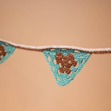 Triangle Granny Square Garland