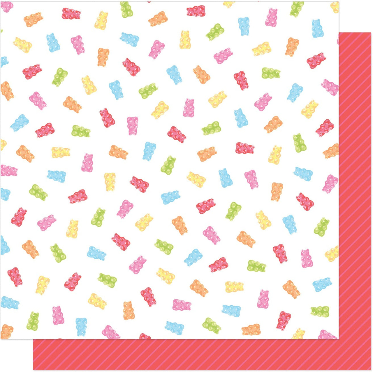 American Crafts Dear Lizzy Here & Now Double-Sided Cardstock 12"X12" 25/Pkg - Candy Girl