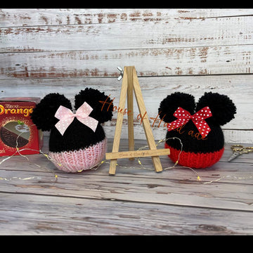 Mouse Ears Chocolate Orange Cover Knitting Pattern