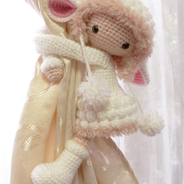 Amigurumi Lamb Girl Curtain TieBackgurumi Lamb Girl Curtain TieBack Pattern