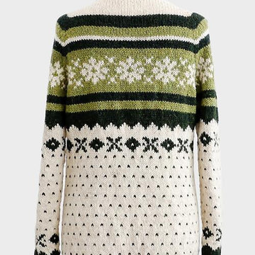 Chunky Snowflake Boyfriend Cardigan