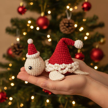 Christmas Turtles Crochet Pattern,Turtle Crochet Pattern