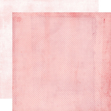 Simple Stories Simple Vintage My Valentine Double-Sided Cardstock 12"X12" 25/Pkg - Carnation/Blush Dots Simple Basics