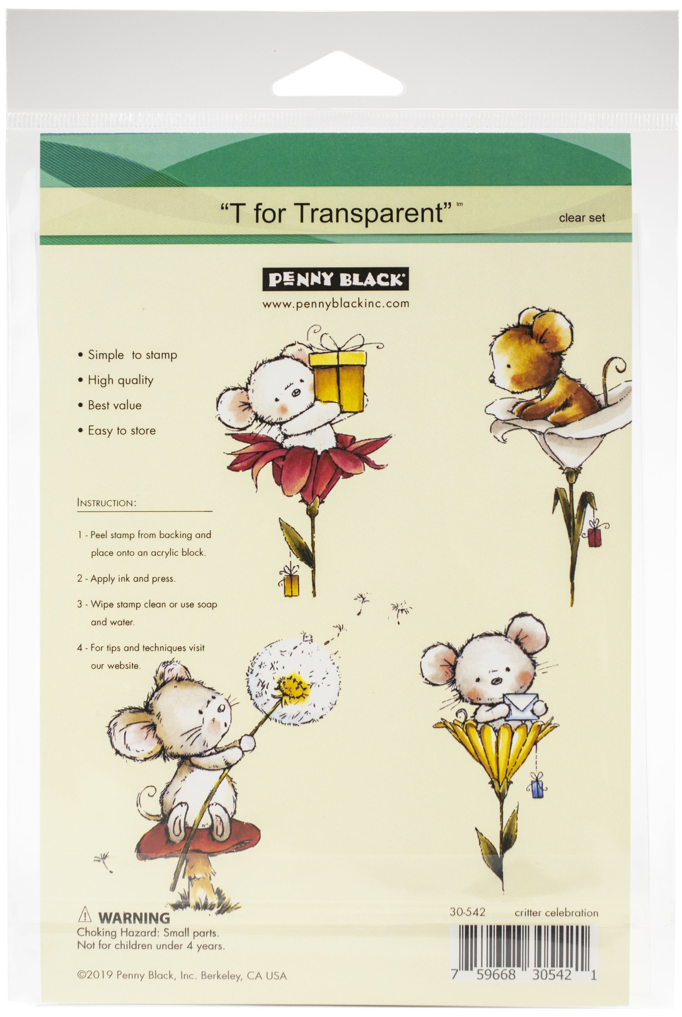 Penny Black Clear Stamps - Critter Celebration