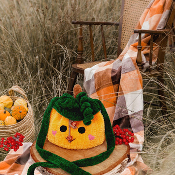 Crossbody Pumpkin Bag Crochet Pattern